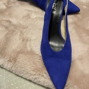 Beautiful Electric Blue Slingbacks-super comfy